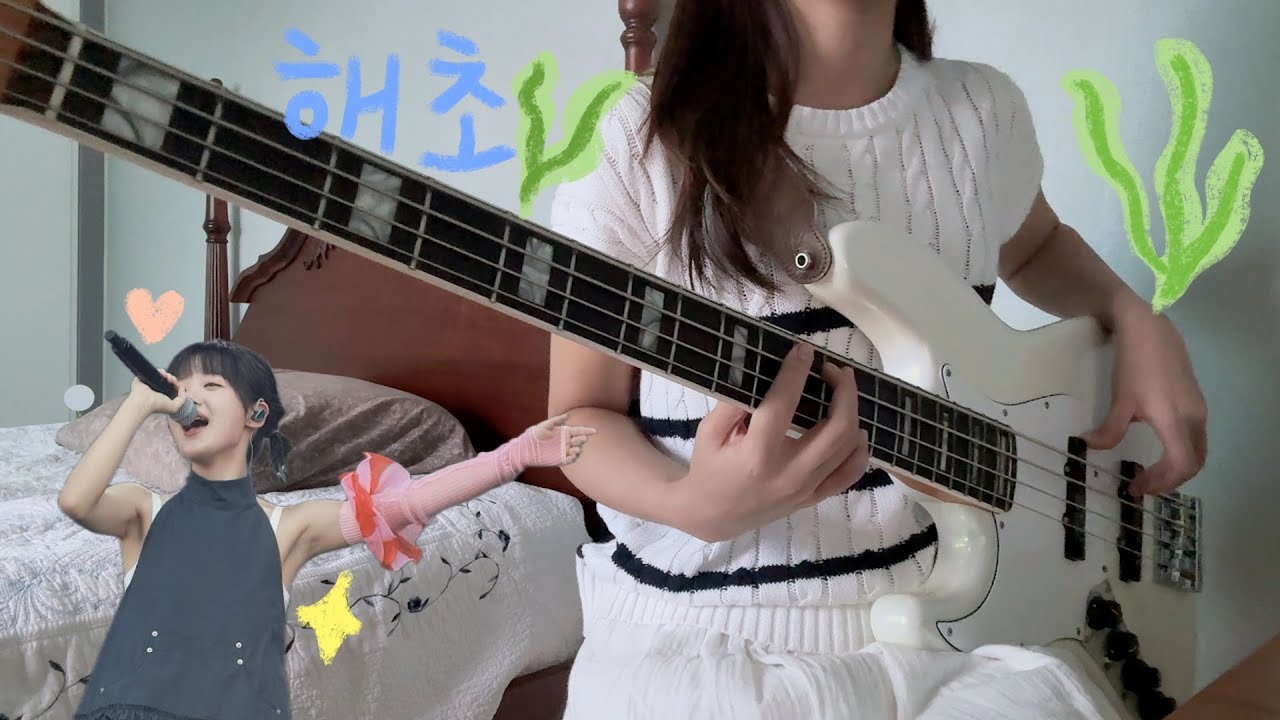 한로로 - 해초 | Bass Cover