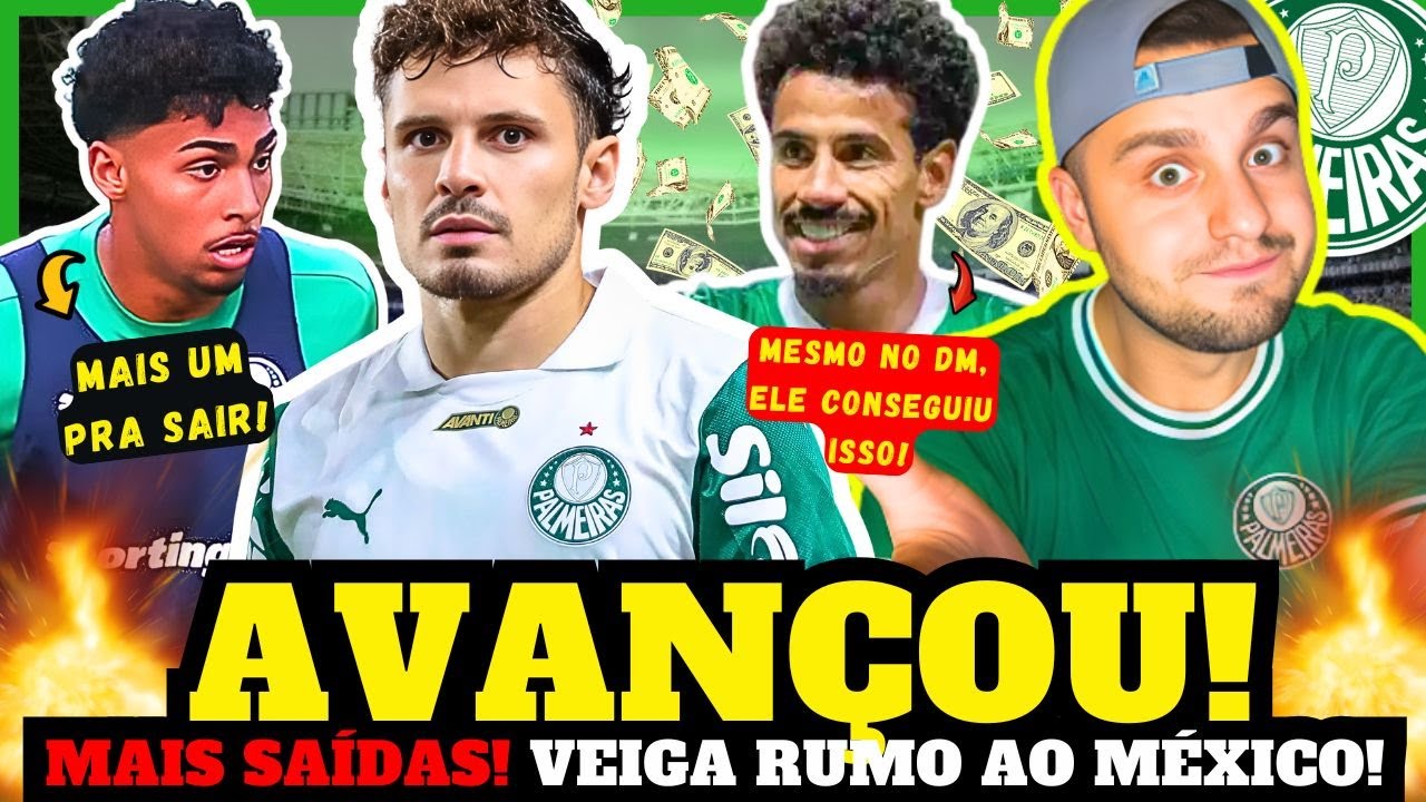 VEJA AGORA! 😓PALMEIRAS ENCAMINHA SAÍDA DE VEIGA! 🔥EVANGELISTA CONSEGUIU O IMPROVÁVEL! 💥E O LUIGHI?