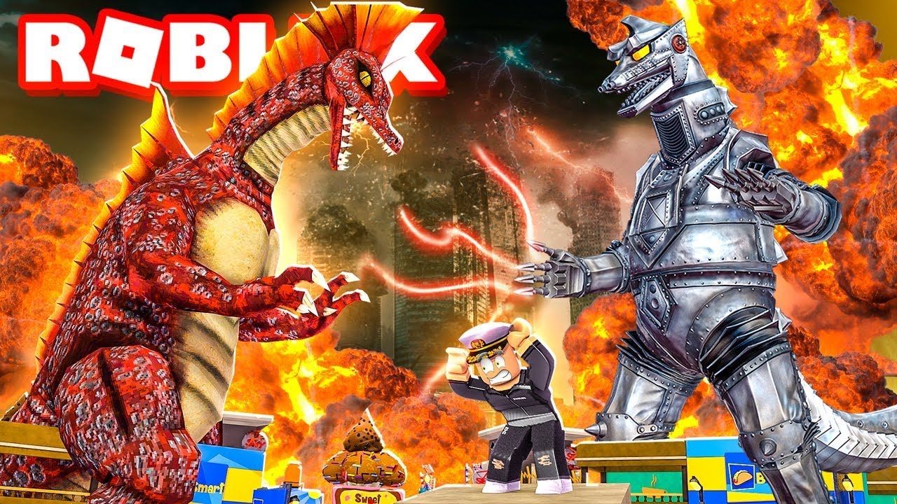 MECHAGODZILLA II vs TITANOSAURUS in ROBLOX