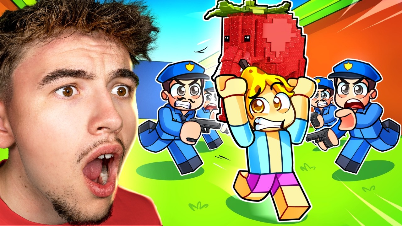 La POLICE DES BRAINROTS me VEUT SUR ROBLOX !