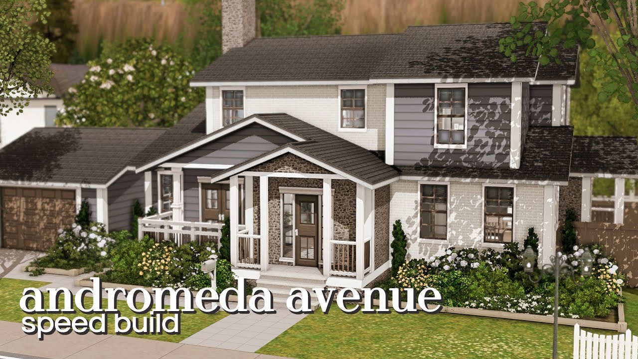 andromeda avenue | the sims 3: speed build + cc links