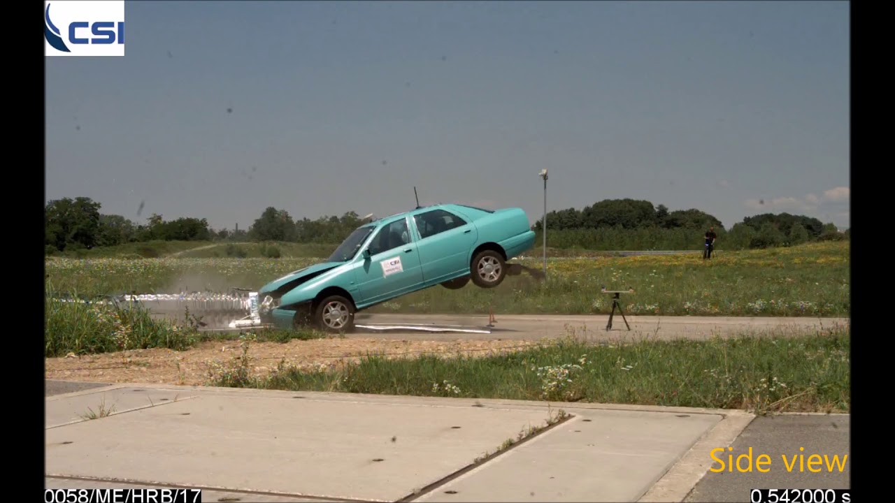 SMA End terminal: Crash Test TT 3.3.110 according to EN 1317-7