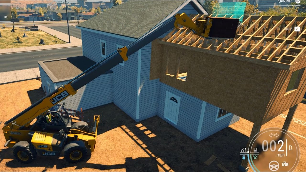 Construction Simulator 22 JCB 540-180 hi viz