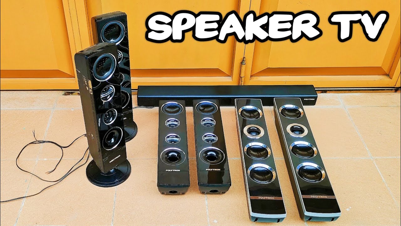 Cobain Suara Bass & Trebel, 3 Jenis Speaker Tower & Speaker Soundbar Polytron