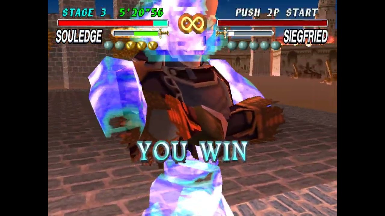 Soul Edge (PS1) Playthrough/Marathon - Soul Edge/Inferno - Arcade - Ultra Hard - No Continues