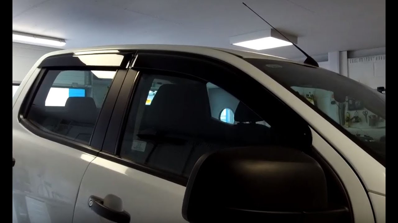 Ford Ranger T6 T7 Wind Deflectors Demo & Fitting Guidance