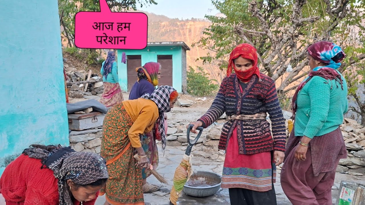आज काम पर चोट लग गई 🥰🥰🥰🥰🥰devbumi #uhtaraknd #chmoli 