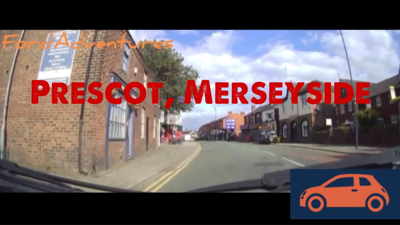 Driving through Prescot, Merseyside - Ford Adventures