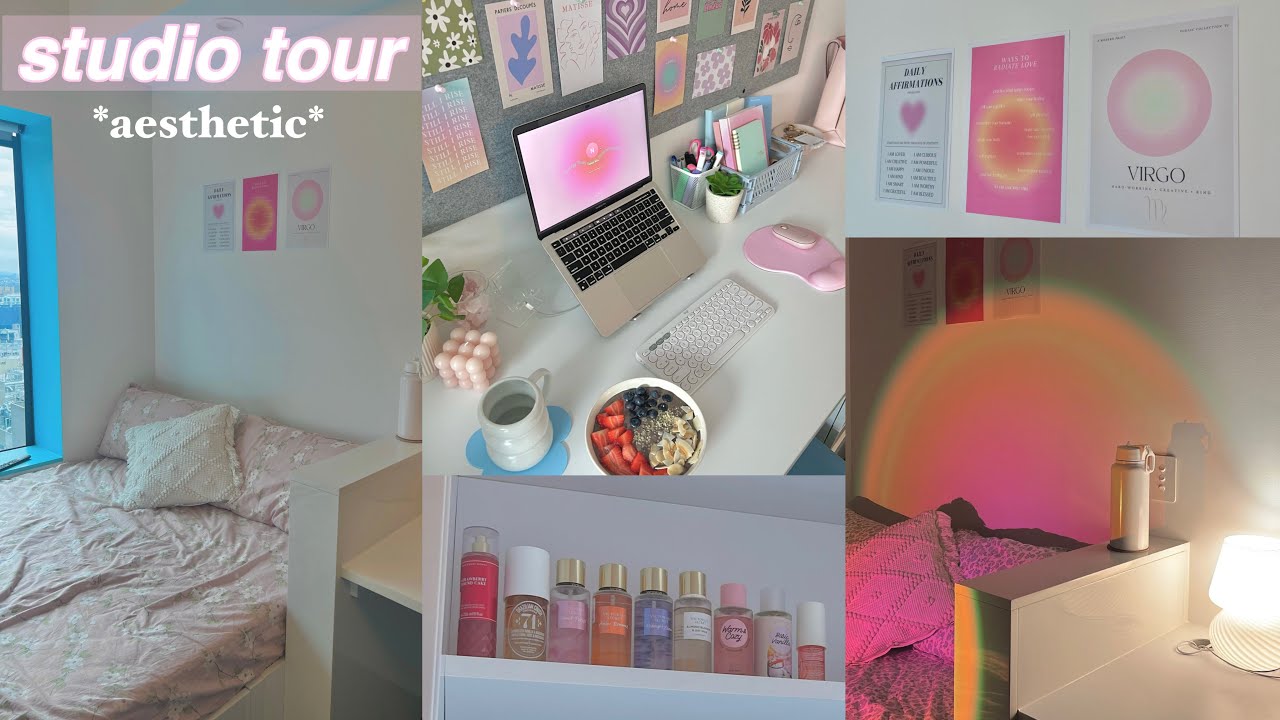 my studio apartment tour 💗 | nishkabhura