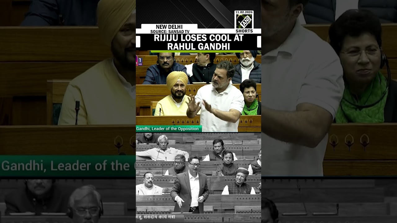 &ldquo;कोई माई का लाल&hellip;&rdquo; Kiren Rijiju loses cool at Rahul Gandhi in Lok Sabha over &lsquo;Modi sold India&rsquo; remark