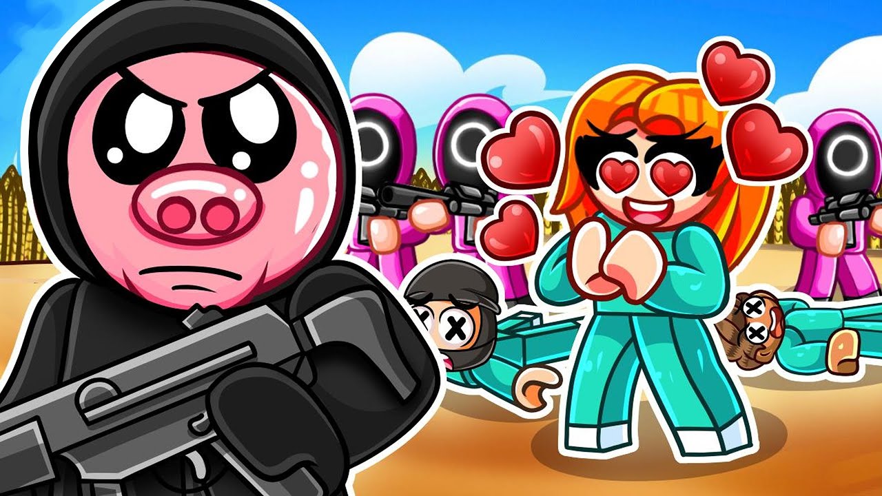 SQUIDGAME jako FRONTMAN, ale HOLKA mě TAJNĚ MILUJE v Robloxu!