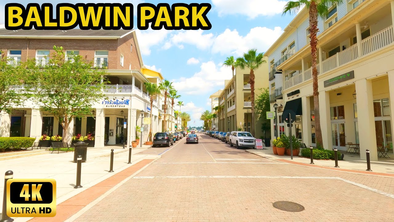 Orlando Florida - Baldwin Park Driving Through