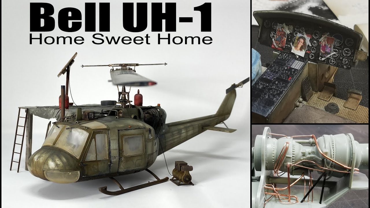 Bell UH-1 scale 1:35 Home Sweet Home / for my new diorama