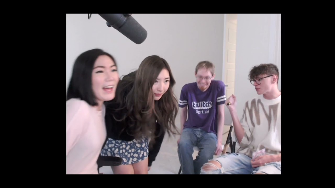 The crew, Janet(xchocobars), Steve(Stevensuptic), Apollo(DumbDog) and Hafu hanging out and being fun
