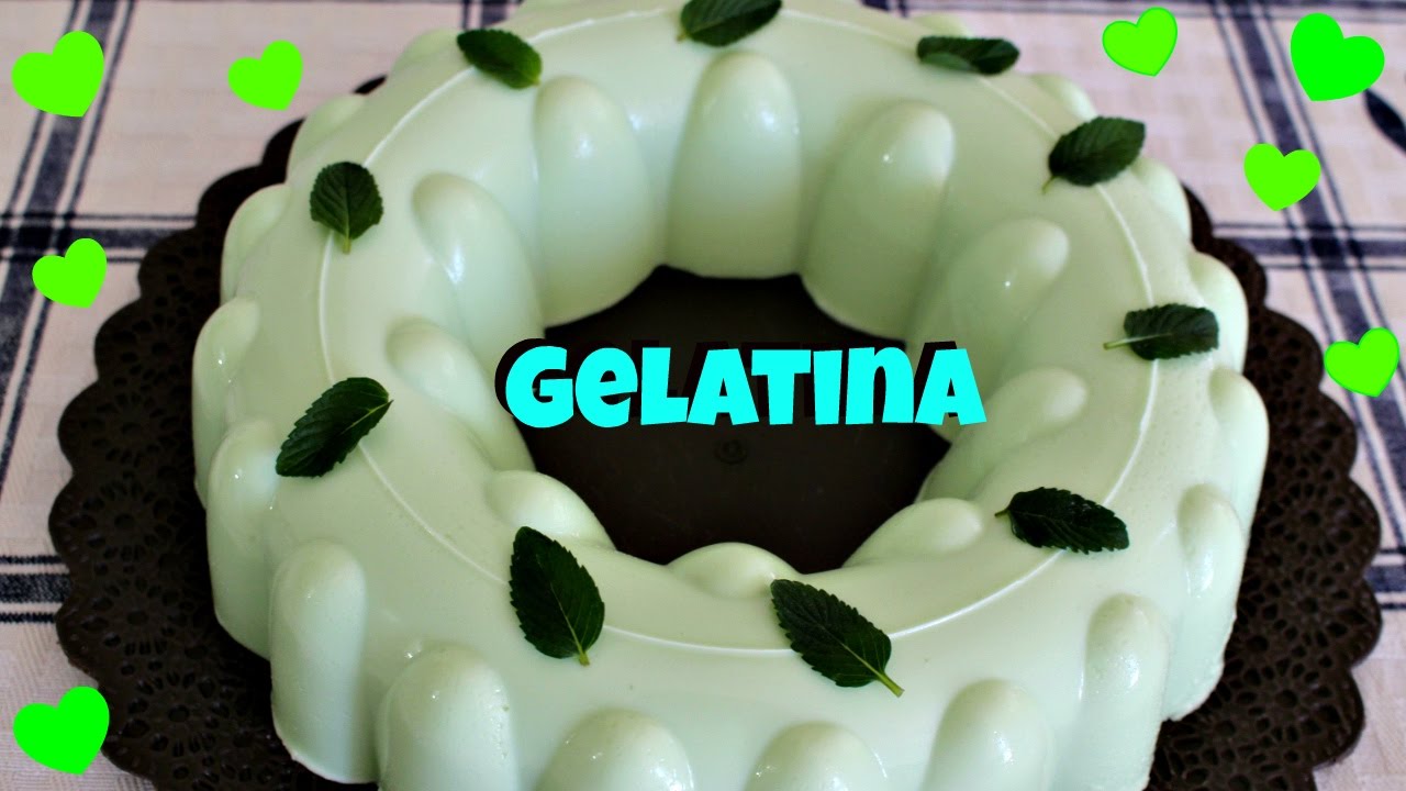 GELATINA DE MENTA receta | Postres de Vane