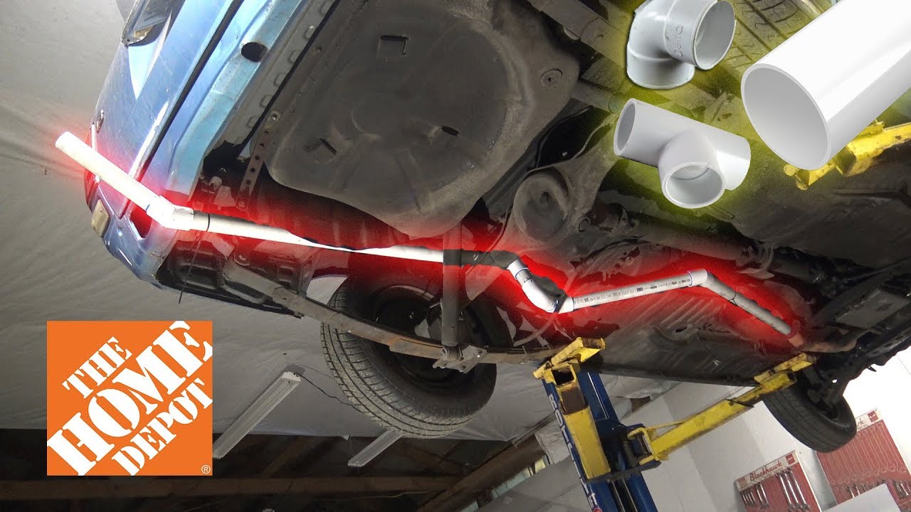 We Built A PVC Pipe Exhaust
