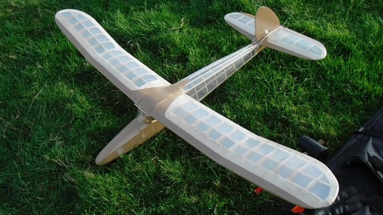 Hi-starts Session Part 2 - Vintage Keil Kraft Chief FF Glider Converted to RC - 1st December 2020