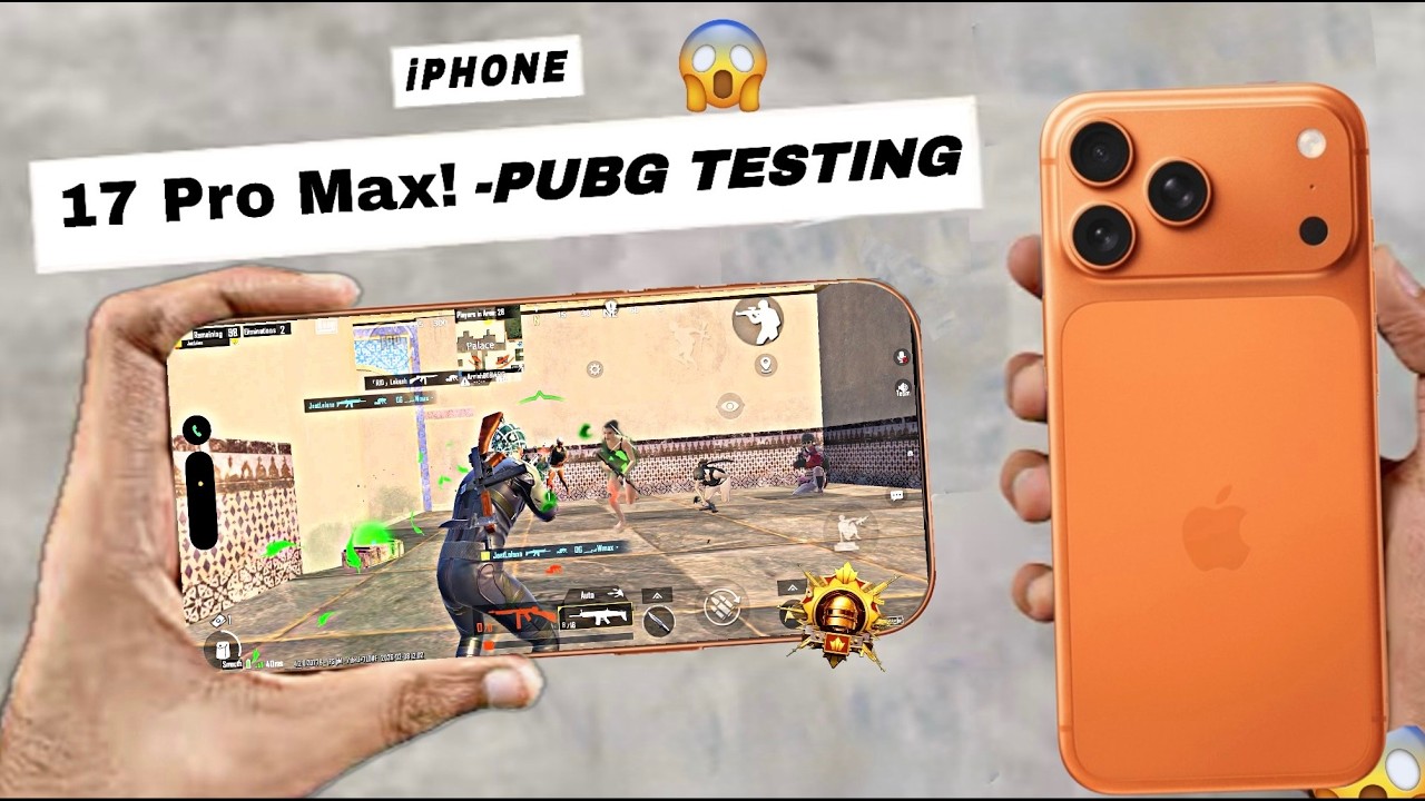 New iPhone 17 Pro Max bgmi test #pubg #bgmi 