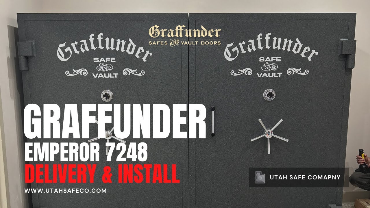 Delivery & Install Of Two 5,400LB Safes - Graffunder Emperor 7248