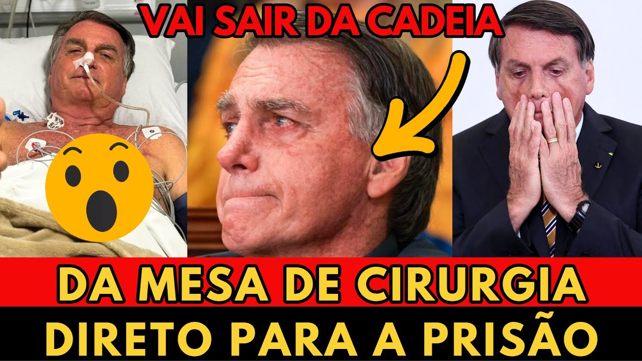 MORAES AUTORIZA CIRURGIA DE BOLSONARO, MAS ELE CONTINUA PRESO E O MOTIVO SURPREENDEU A TODOS