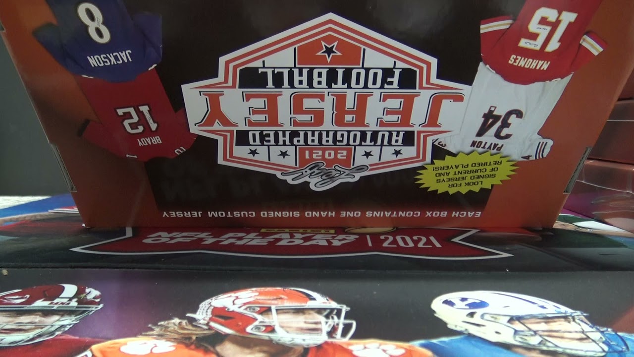 2021 Leaf Full Size NFL Jerseys 10 Box Case Break # 1