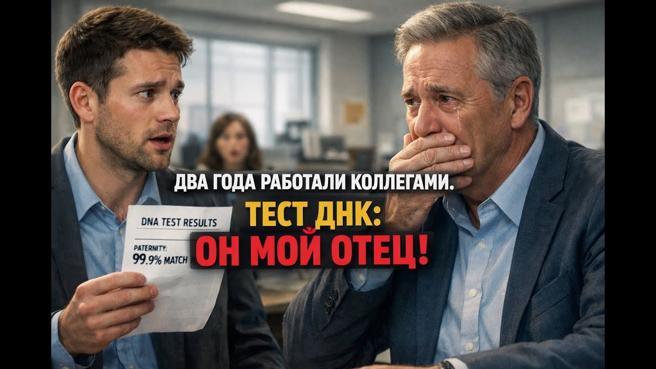 Два года работали коллегами. Тест ДНК: ОН МОЙ ОТЕЦ