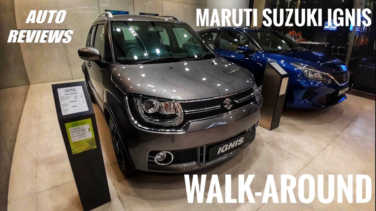 MARUTI SUZUKI IGNIS ALPHA SILKY SILVER WALK-AROUND #AUTOREVIEWS #MARUTISUZUKI