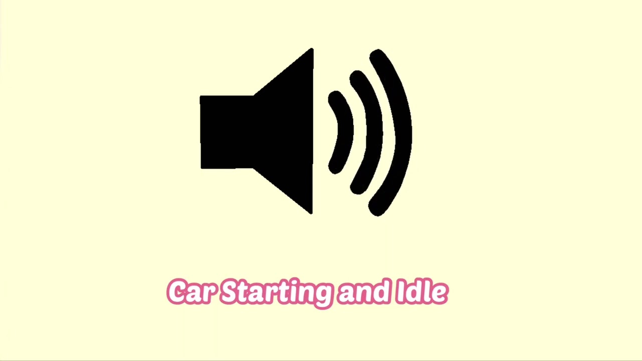 Car Starting and Idle Sound Effect