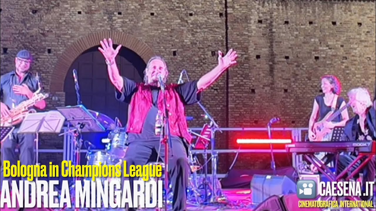 Bologna in Champions League. Andrea Mingardi. Brano in dialetto bolognese scritto col cuore rossoblu