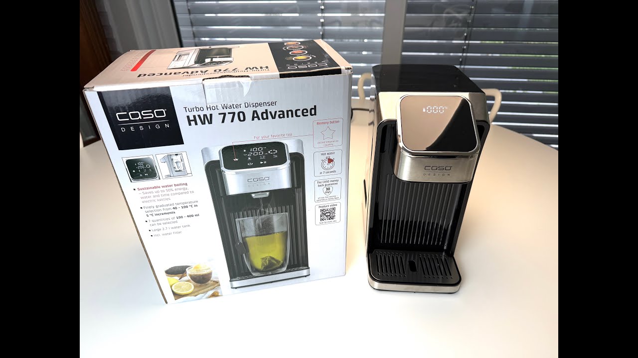 Kochendes Wasser in 7 Sekunden? Ist der CASO Wasserkocher HW 770 Advanced ein TRAUM für Teetrinker?