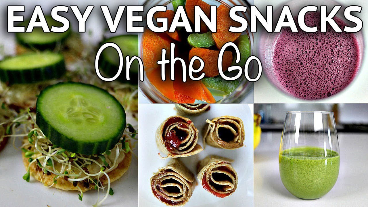 EASY VEGAN SNACK IDEAS (on the go + healthy)