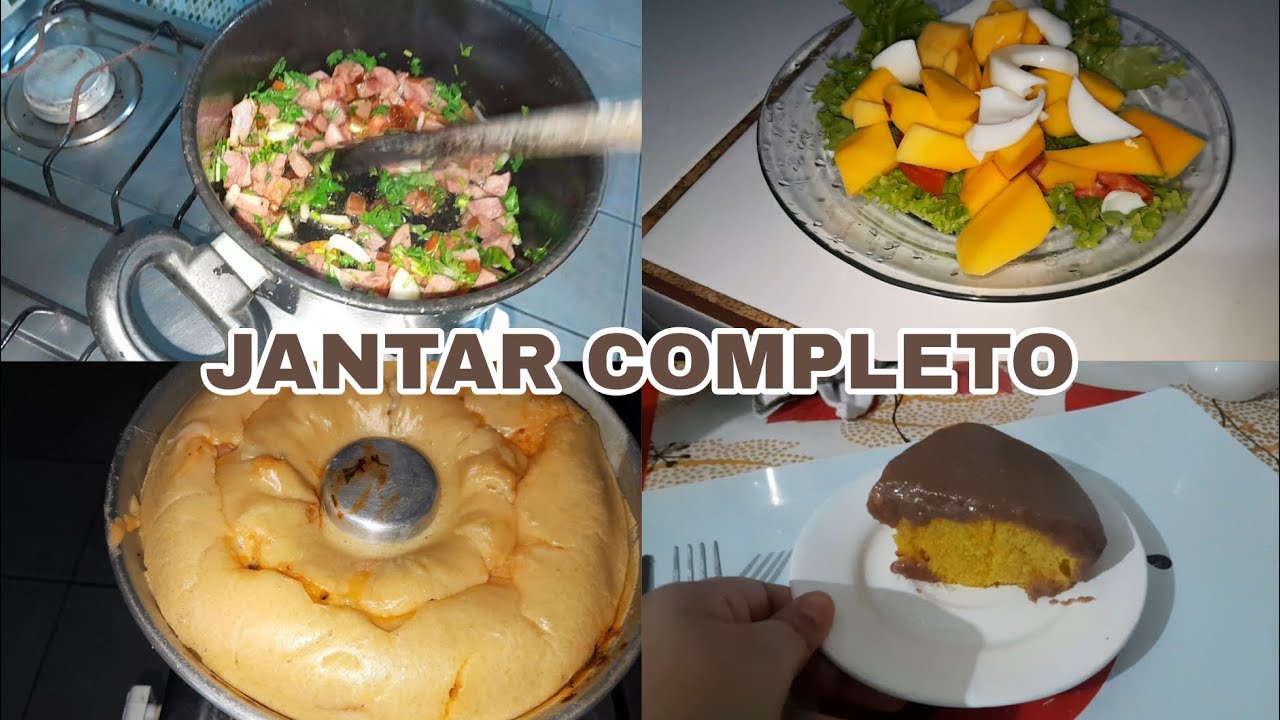 JANTAR COMPLETO: ENTRADA, PRATO PRINCIPAL E SOBREMESA | BIA NUNNEESS