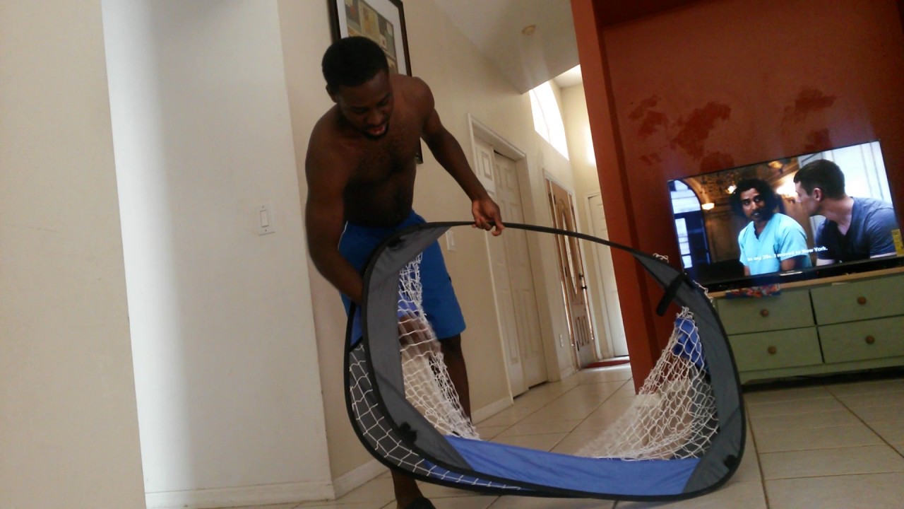 How to fold your soccer crane goal