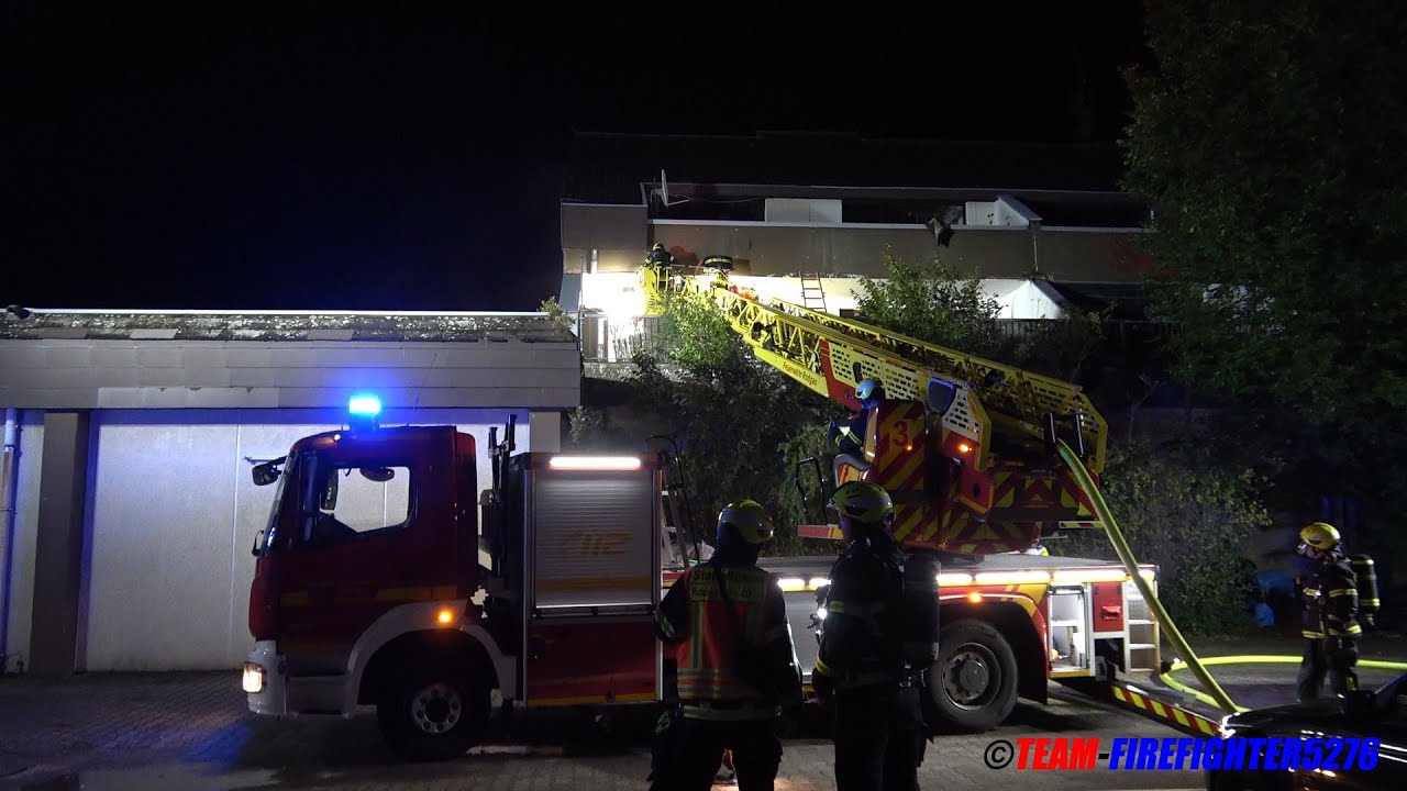 [Kellerbrand mit Menschenleben in Gefahr] Großalarm für die Feuerwehr Rodgau zur Abschlussübung 2025