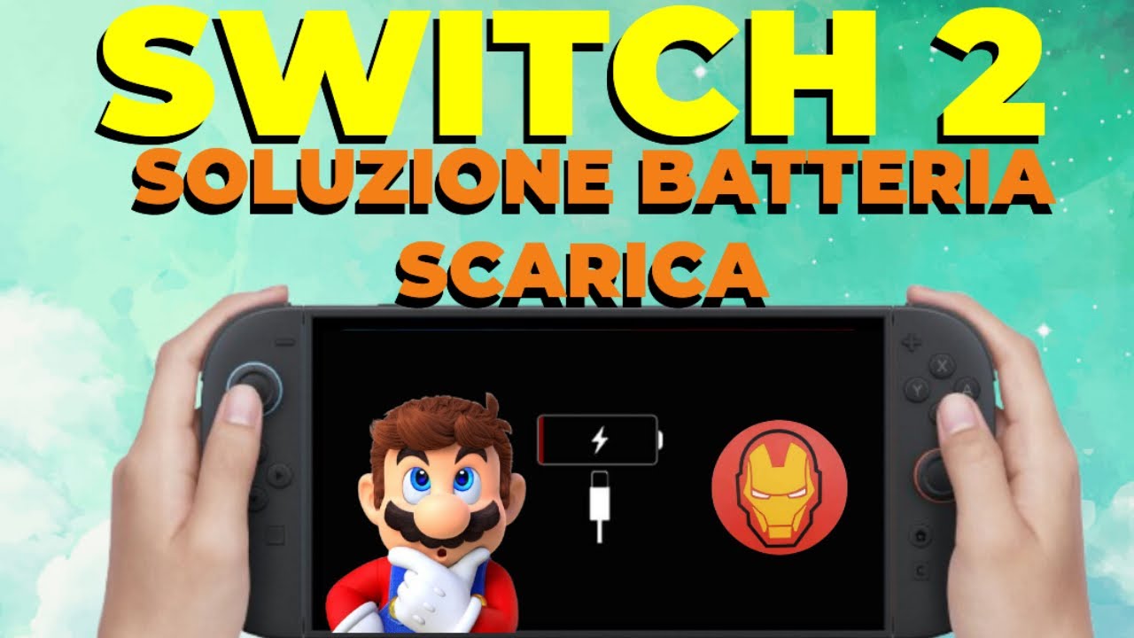 NINTENDO SWITCH 2  LA BATTERIA DURA POCO? ECCO LA SOLUZIONE #nintendoswitch2 #switch2 #nintendo