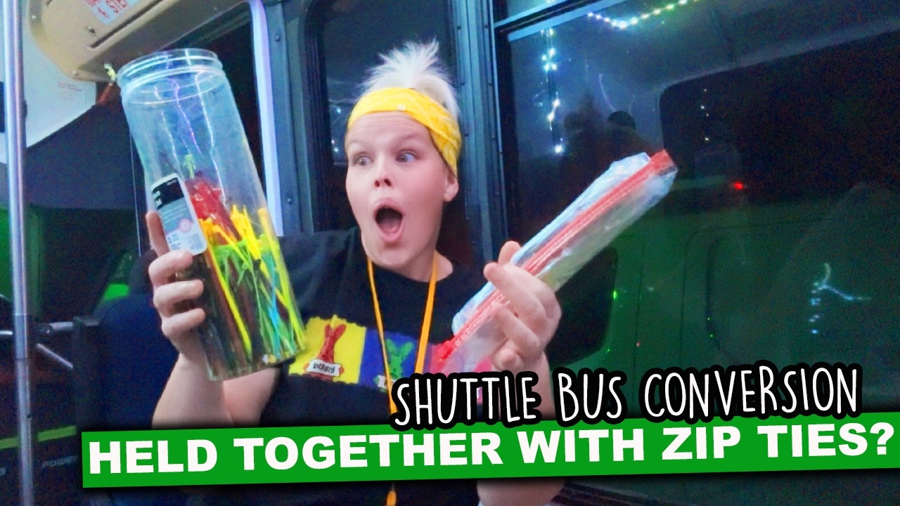 Is The Shuttle Bus Held Together With Zip Ties? | Shuttle Bus Conversion