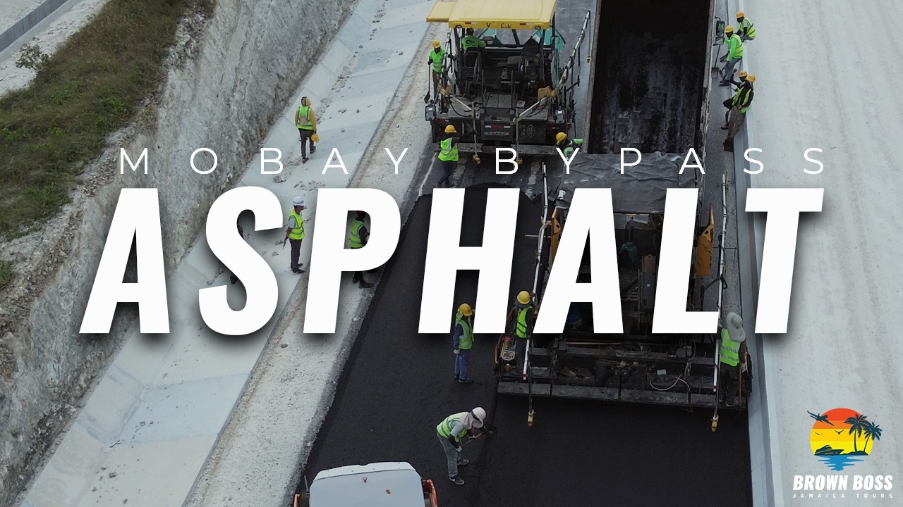 Advanced Asphalt Laying on the Montego Bay Bypass!
