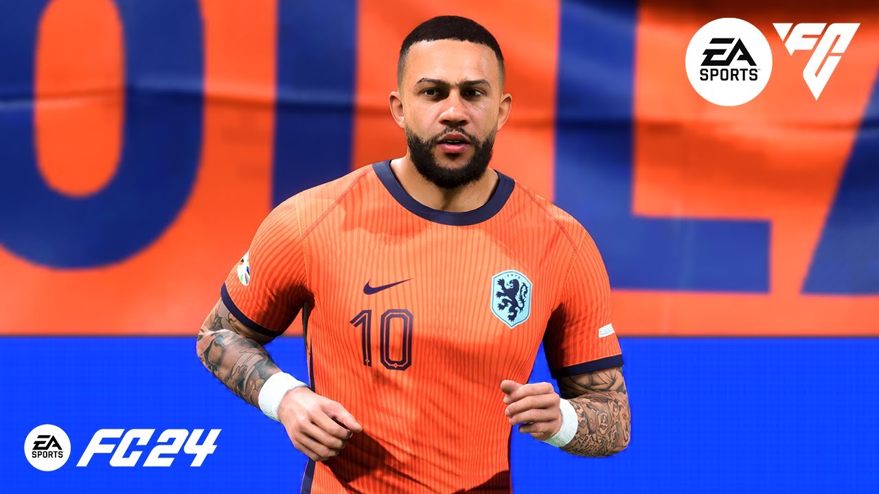 FC 24 - Netherlands vs. England - Memphis Depay Quattrick - UEFA EURO 2024 | Semi Final Match