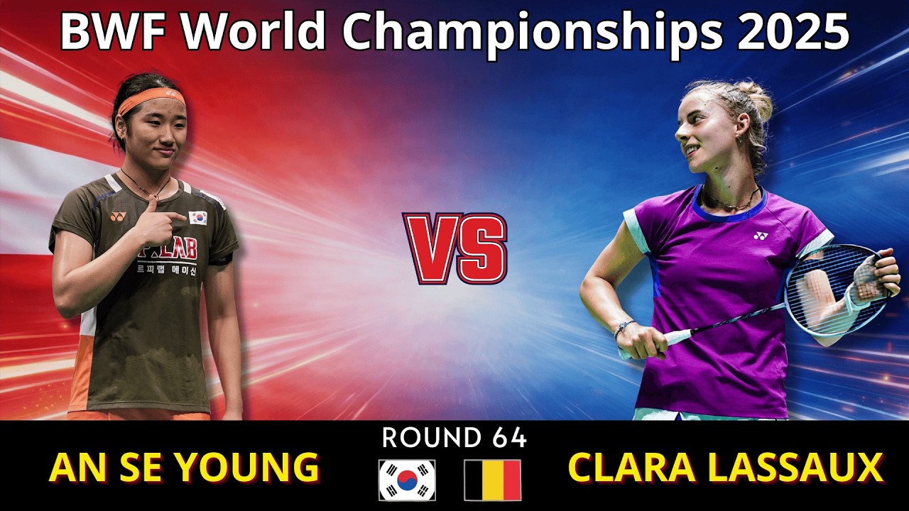 🔥 UNSTOPPABLE 🔥 An Se Young (안세영) (KOR) vs Clara Lassaux (BEL) | Full Score | Full HD 1080p