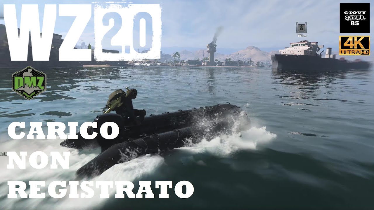 Call Of Duty Warzone 2.0 DMZ - CARICO NON REGISTRATO -Nave sud-est Al Bagra Fortress - Container -4K