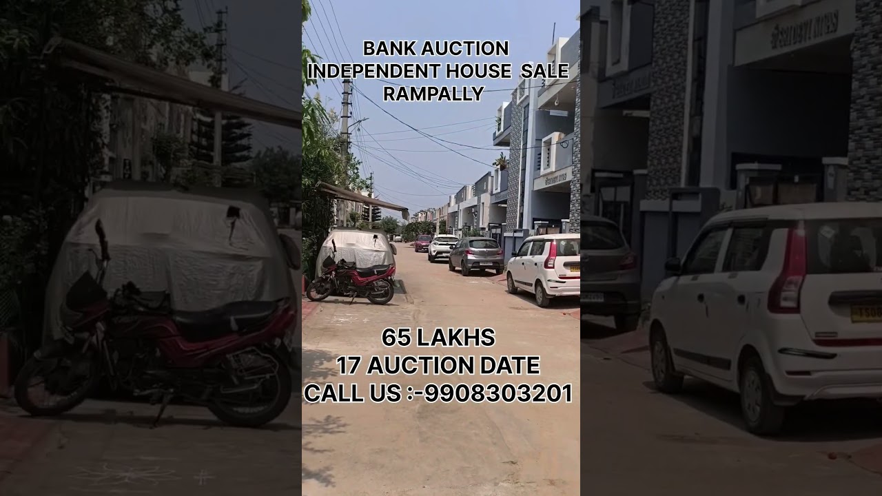 BANK AUCTION INDEPENDENT HOUSE FOR SALE @RAMPALLY  #INDEPENDHOUSE #realestate #2bhk #house