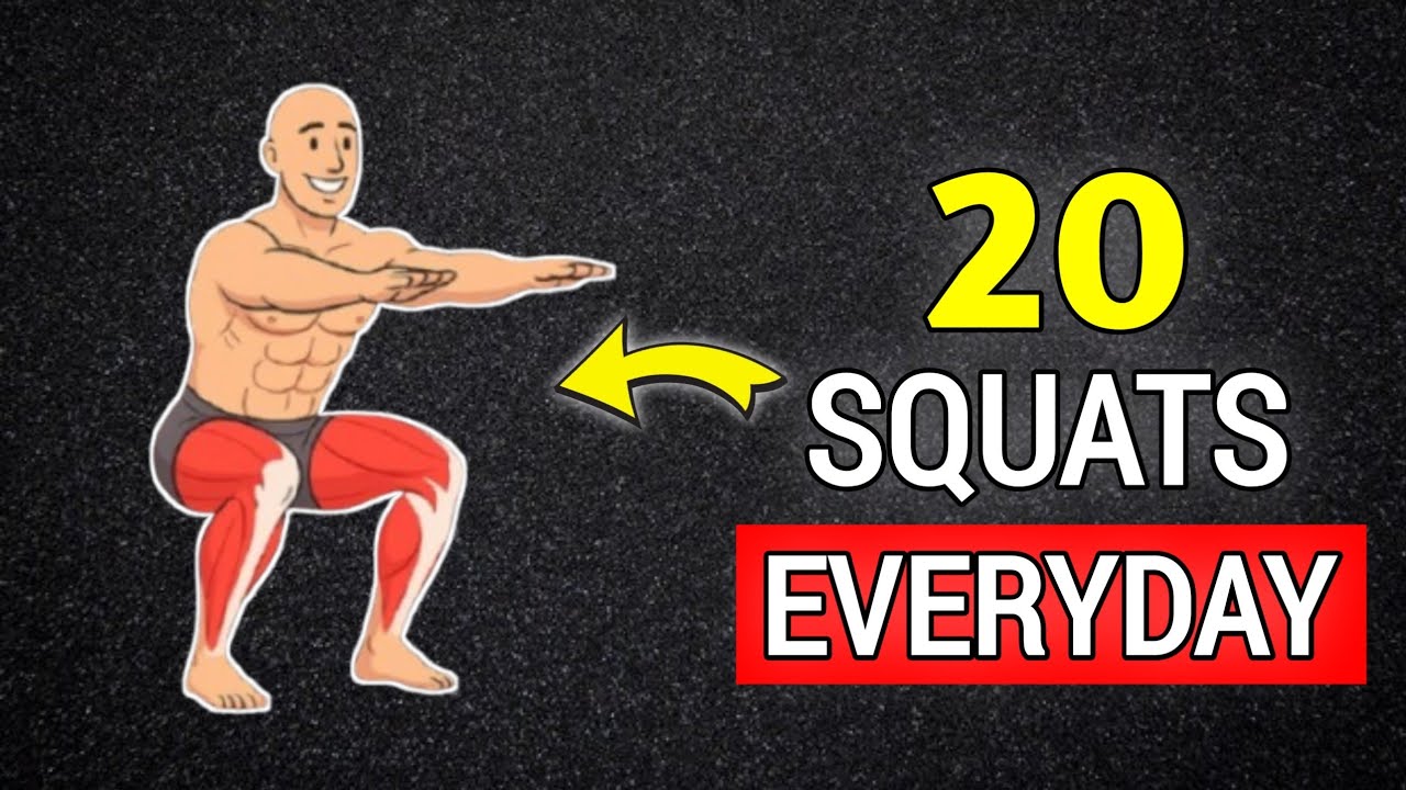 20 Squats Daily Can Change Your Body Faster Than You Think 💪
