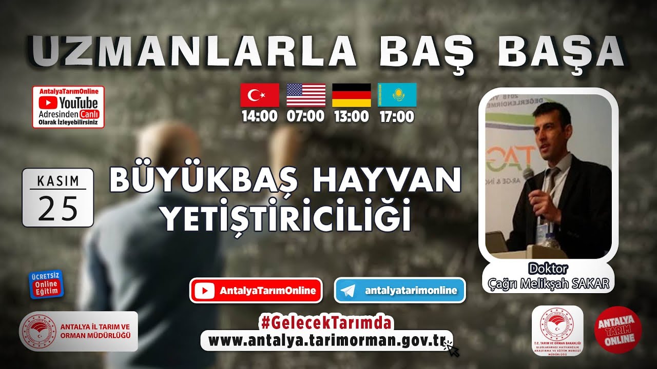 Uzmanlarla Baş Başa 119. Bölüm – Büyükbaş Hayvan Yetiştiriciliği