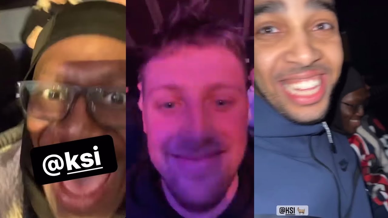 Deji, Sidemen & Beta Squad At KSI's Wembley Show