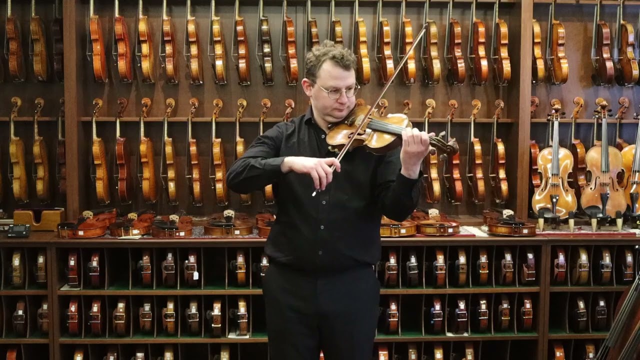 Raffaele Desideri, Ascoli Piceno c. 1850, Violin Demonstration