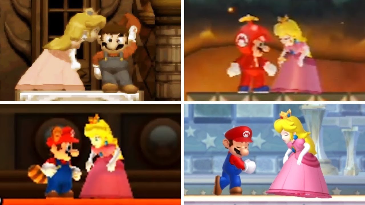 Evolution of - Endings in New Super Mario Bros. Games