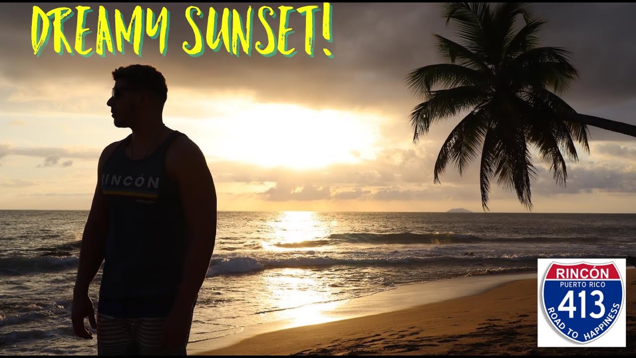 Rincon, Puerto Rico - Caribbean Sunset