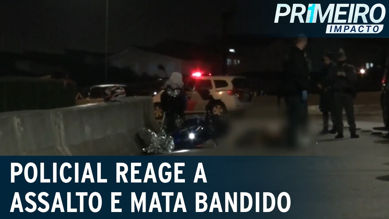 PM à paisana reage e mata assaltante em São Bernardo do Campo (SP) | Primeiro Impacto (22/11/21)