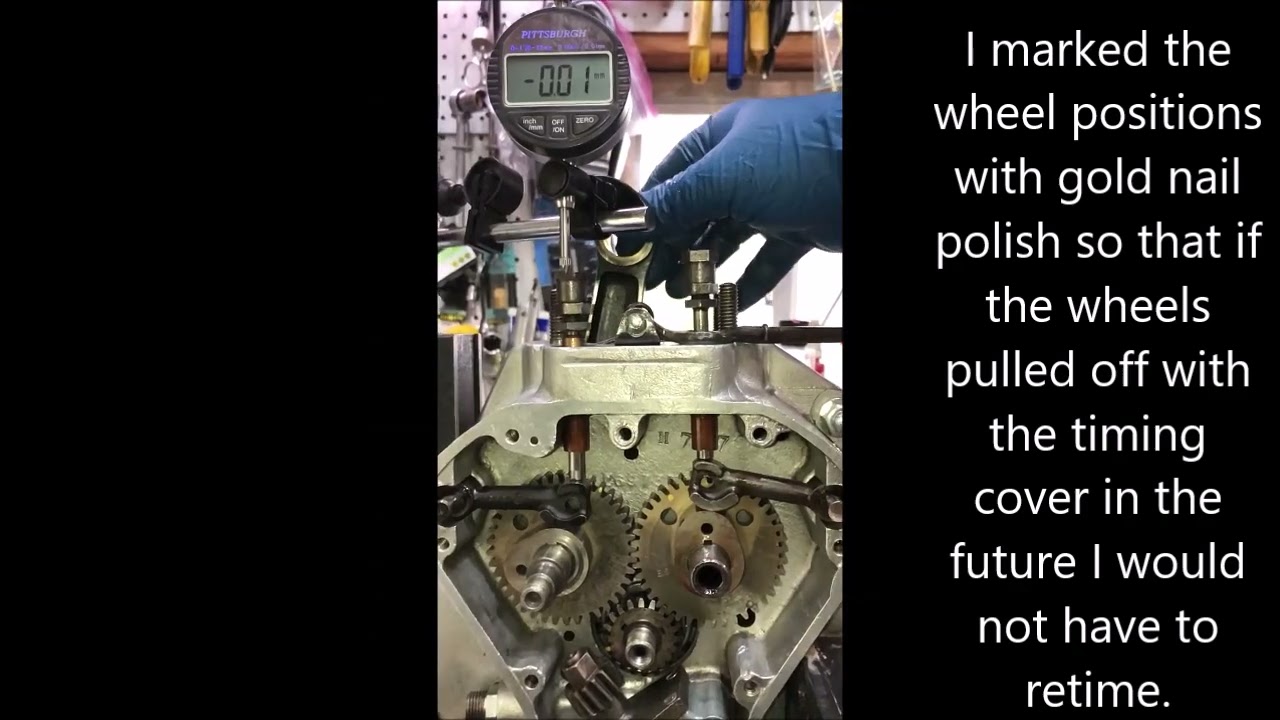 Norton WD16h Engine Valve Timing