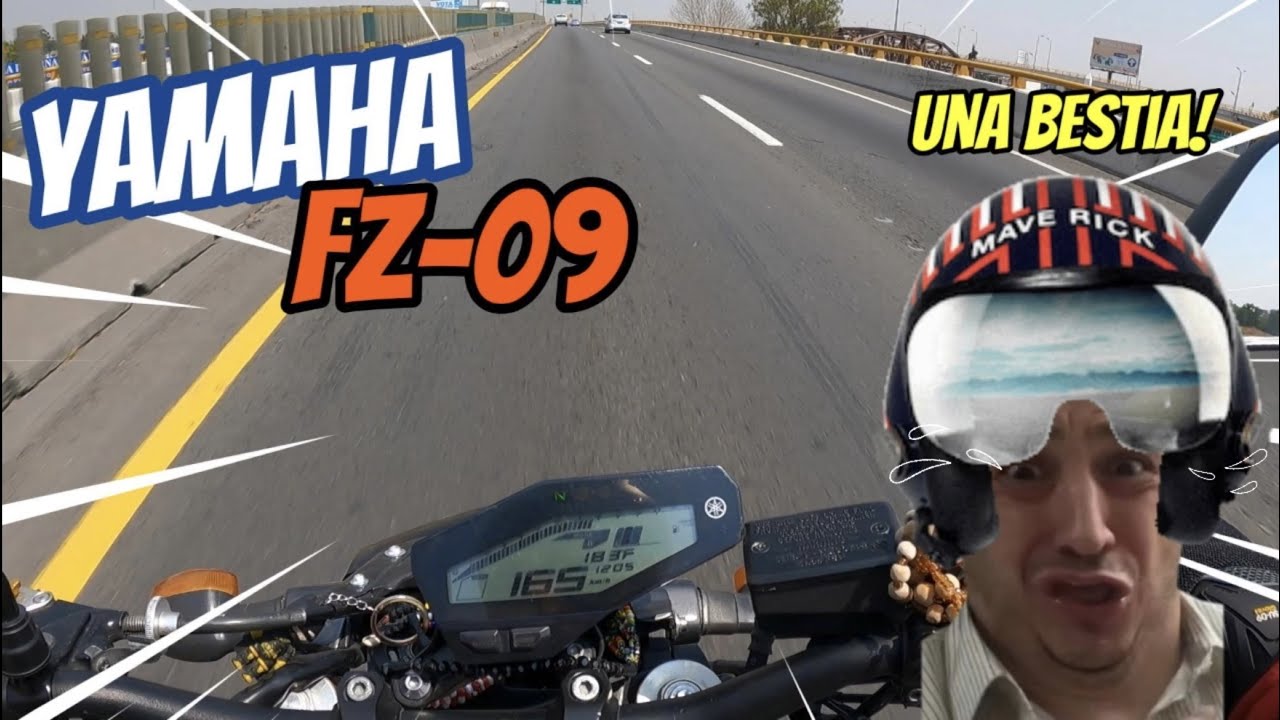 REACCIONANDO A YAMAHA FZ-09🤩UNA BESTIA 😱DE 0 100 EN MENOS DE 7 SEGUNDOS😱UNA LOCURA😱🤩RIDER RIRRO CLUB